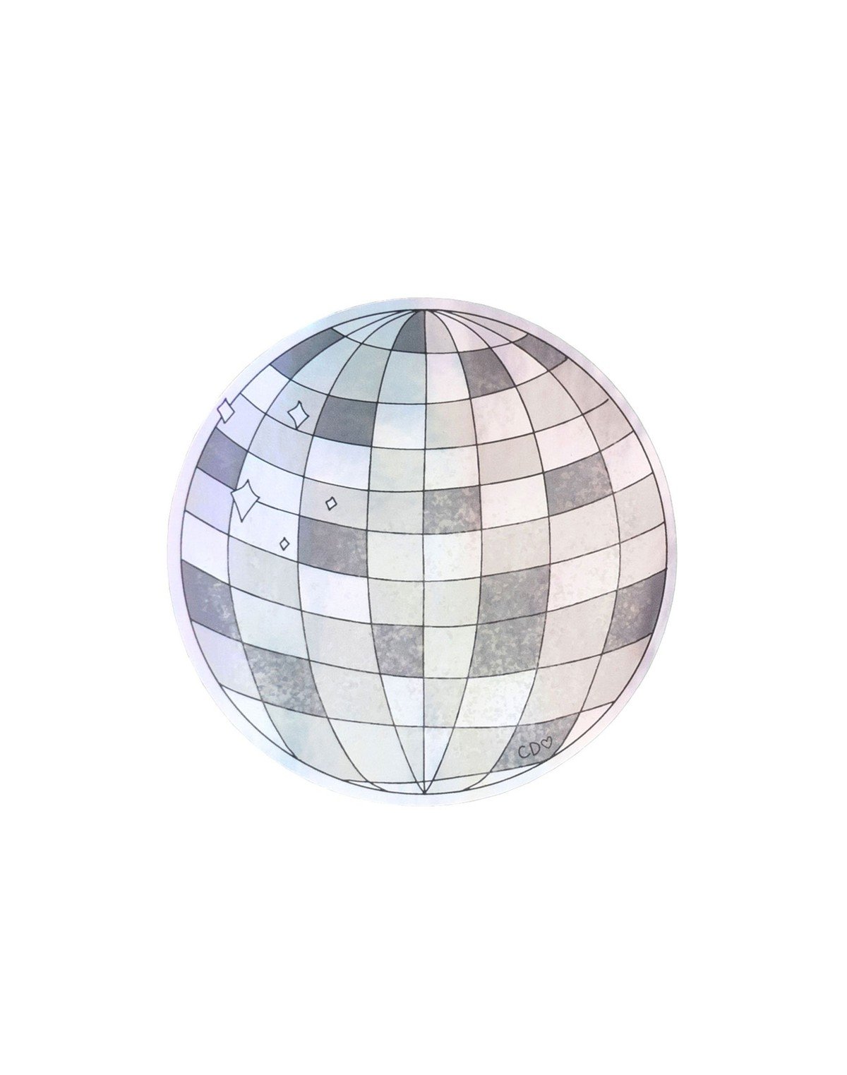 Disco Ball Decal Sticker item