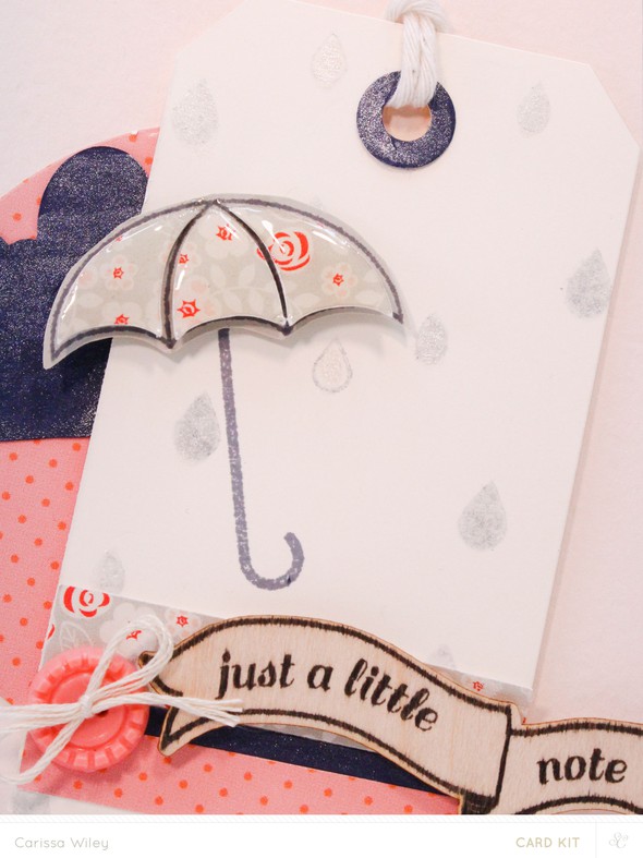Umbrella Note Card by carissawiley gallery