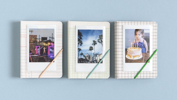 Mini Photo Album - Black Grid gallery