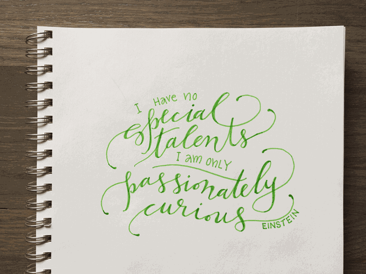 Love Your Lettering Class |  Quote Practice