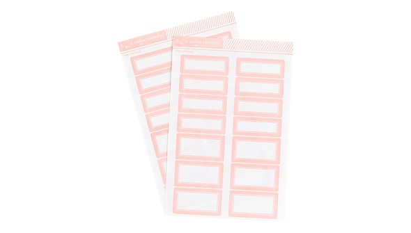 Color Theory Label Stickers - Pink Lemonade gallery