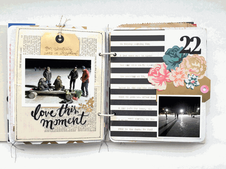 December Daily 2014 Album | Pages 22-25