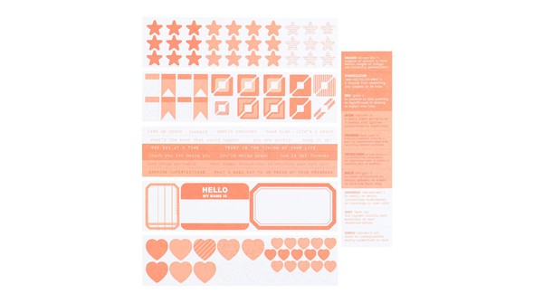Color Collective Mini Sticker Booklet - Creamsicle gallery
