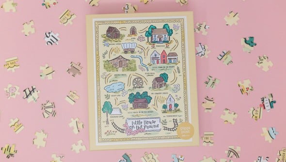 Little House on the Prairie Map - 500 Piece Jigsaw Puzzle gallery