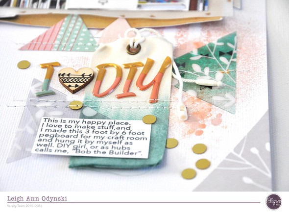 I Love DIY layout  by scrappyleigh gallery