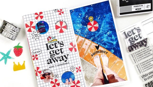 Stamp Set : 6x8 Let's Get Away by In a Creative Bubble gallery
