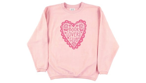 Book Lovers Club Corded Sweatshirt - Blush gallery