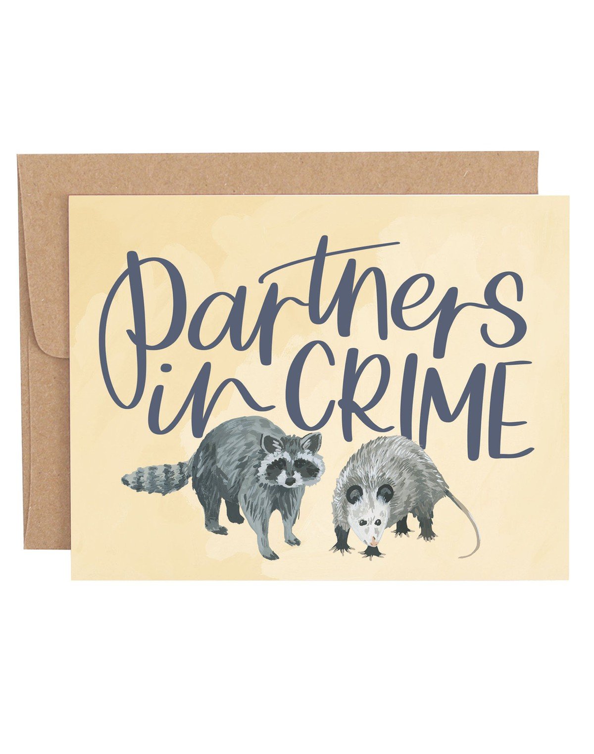 Partners In Crime Greeting Card item