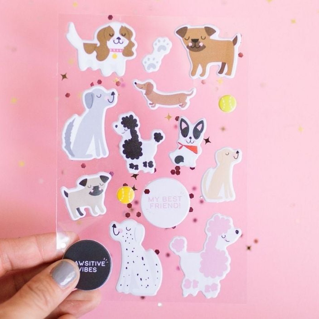 Puppy Puffy Stickers item