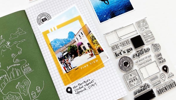 Stamp Set : 4×6 You Are Here by In a Creative Bubble gallery