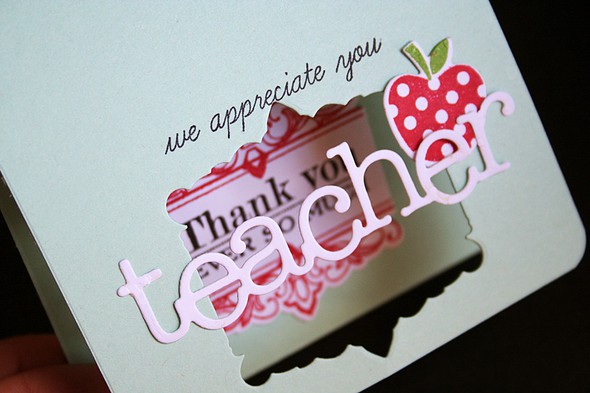 Thank You Teacher card by Dani gallery