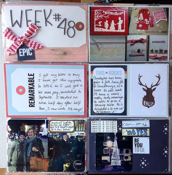 Week 46, 47, 48, 49 Project Life 2013 by cannycrafter gallery