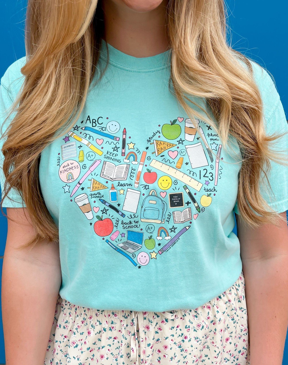 Love for School Tee - Chalky Mint item