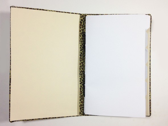 DIY Leather Tabbed Notebook by cecily_moore gallery