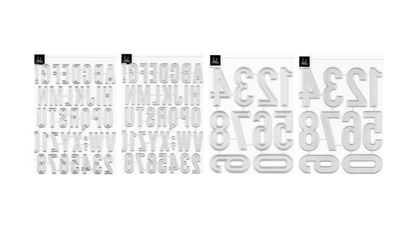 Metal Die Set - Destination Alphabet & Storytellers Numbers Bundle  gallery