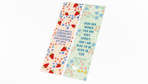 Garden & Library Bookmark Set gallery