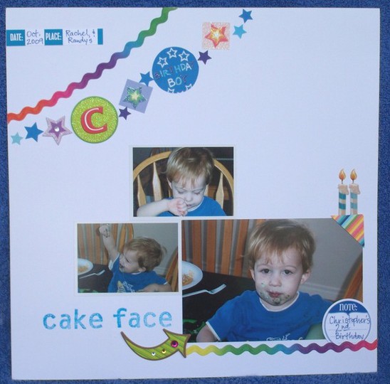 Cake face to share