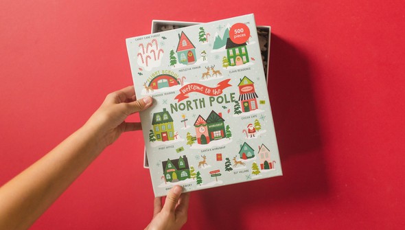 Welcome To The North Pole - 500 Piece Jigsaw Puzzle gallery