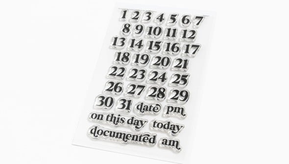 Stamp Set : 4x6 On This Day Numbers by Goldenwood Co gallery