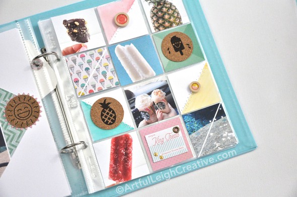 6x8 Project Life Album for the #LittleSummerJOY Project pages 4 and 5 by scrappyleigh gallery