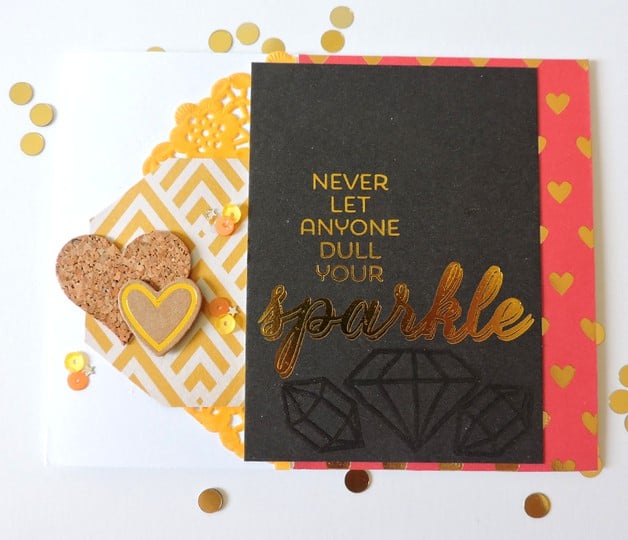 Never Dull Your Sparkle Card 