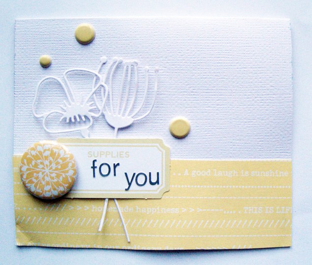 Card "Supplies for you"