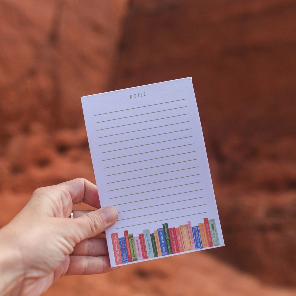 National Parks Books Notepad item