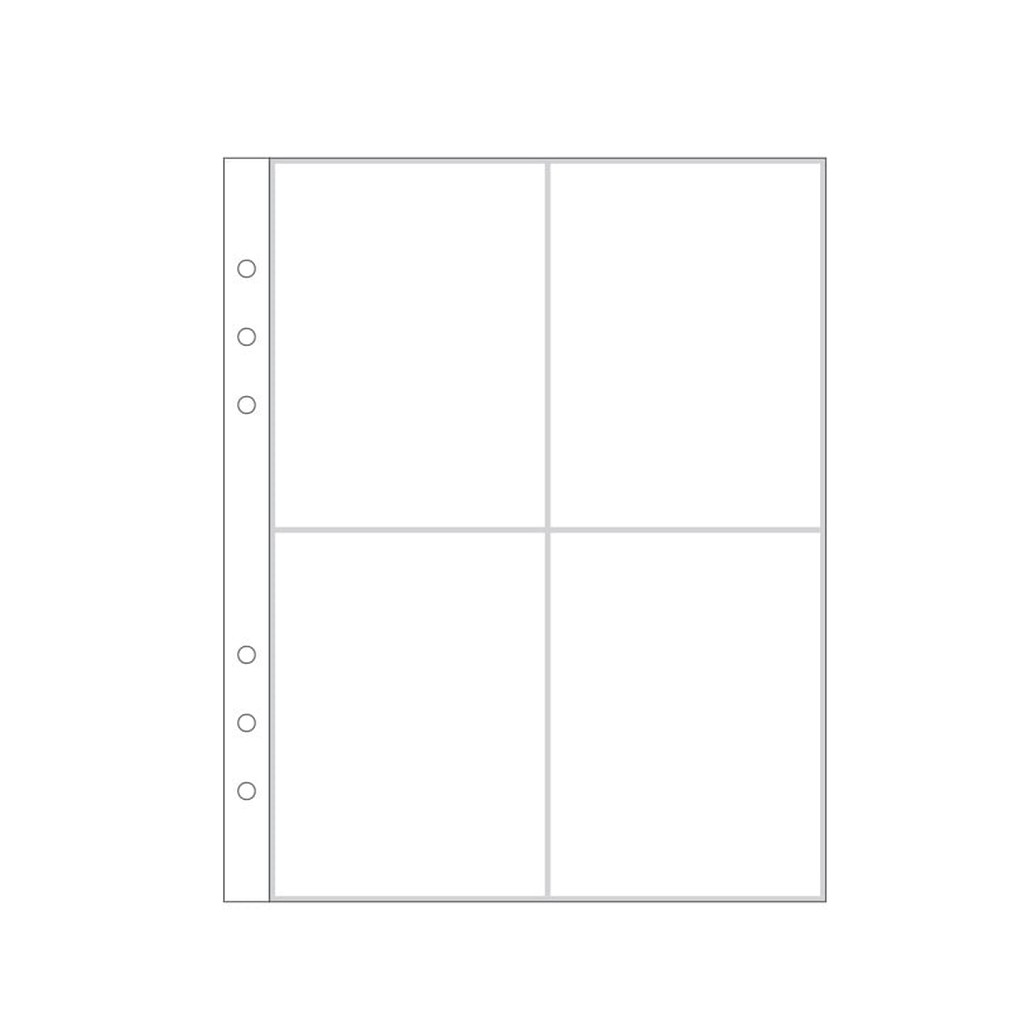 6x8" 2A Page Protector (6-rings)  item