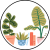 Potted Plants Glass Can
