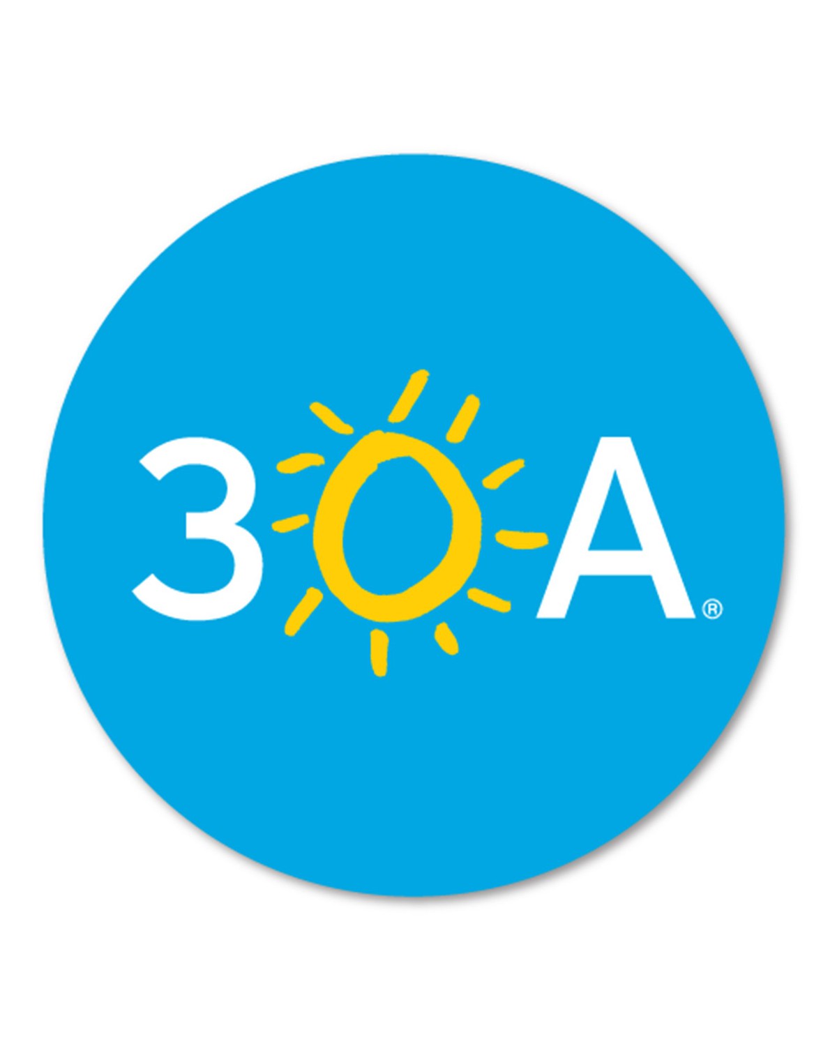 30A® Small Decal Sticker item