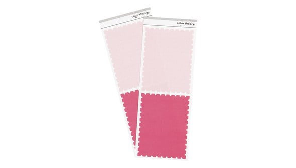Color Theory Postage Label Stickers - Pink Lemonade + Flamingo gallery