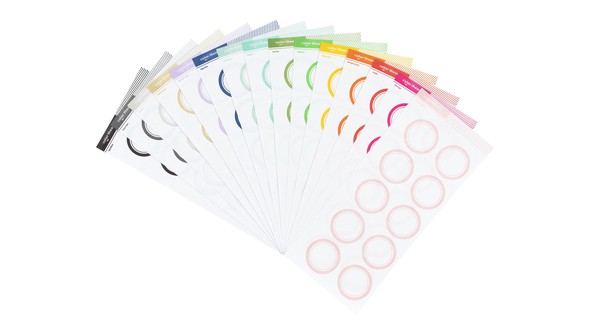 Color Theory Circle Label Stickers Rainbow Bundle gallery