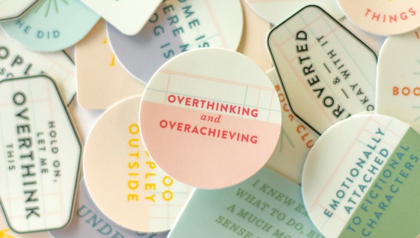 Overthinking & Overachieving Decal Sticker gallery