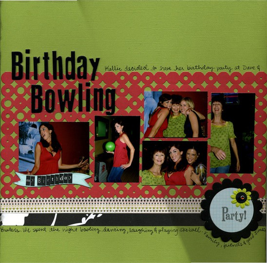 Birthday bowling