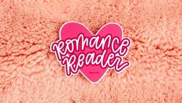 Romance Reader Decal Sticker gallery