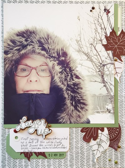 Layer Up   Sunday sketch with Pam Baldwin