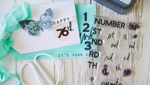 Stamp Set : 3x4 Number Suffixes gallery