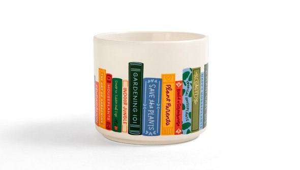Plant Books Large Ceramic Mug gallery