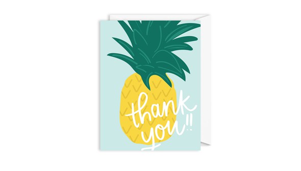 Thank You Pineapple Card gallery