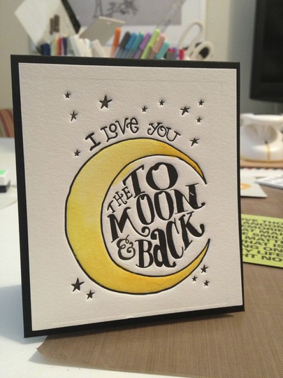 To the Moon Card