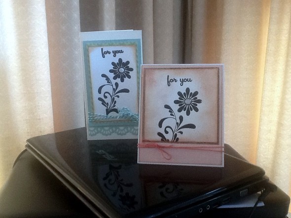 letterpress cards first attempt by Janeh gallery