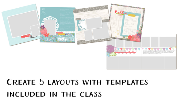 Digital Scrapbooking with Templates gallery