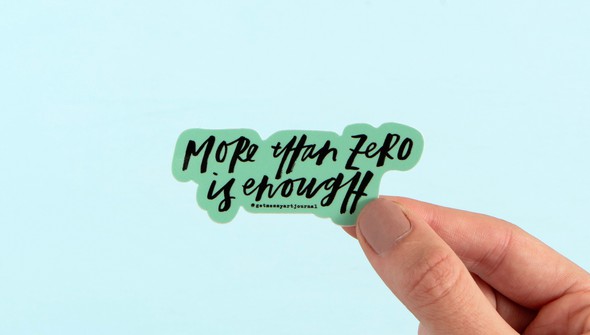 More Than Zero Is Enough Decal Sticker gallery