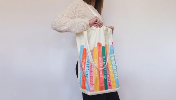 Affirmations Books Tote Bag gallery