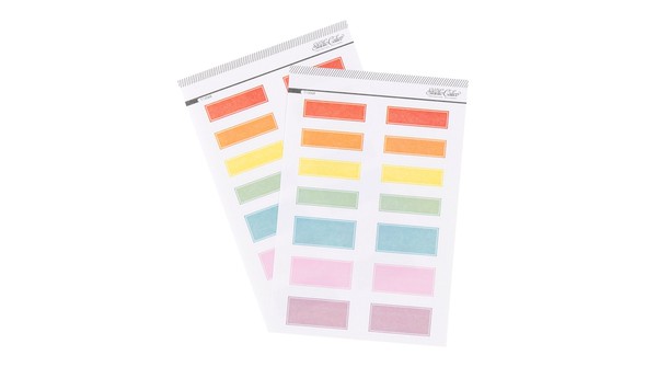 Color Theory Label Stickers - Rainbow Inverse gallery