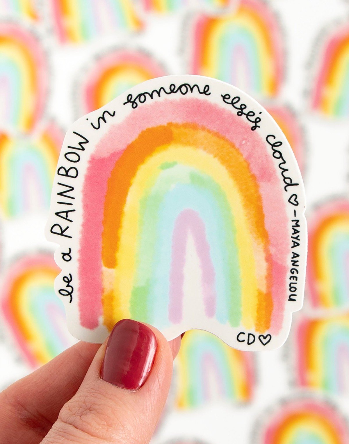 Rainbow Decal Sticker item