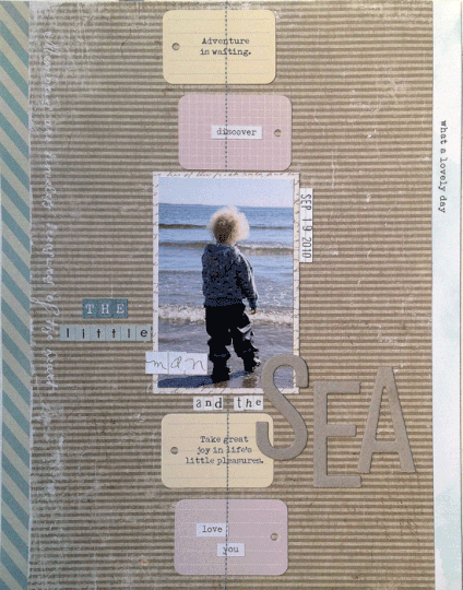 The little man and the sea