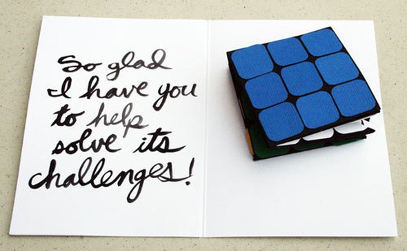 Pop Up Rubik's Cube Card by milkcan gallery