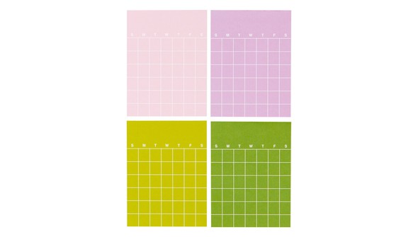 Calendar Notepad - 3×4 Brights gallery