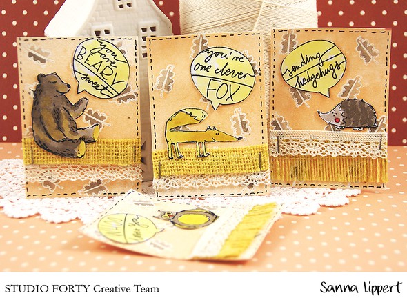 Whoo loves you ATC set by Saneli gallery